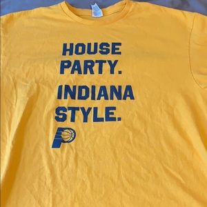 Indiana Pacers Gold Fan Jam T-Shirt Men’s XL